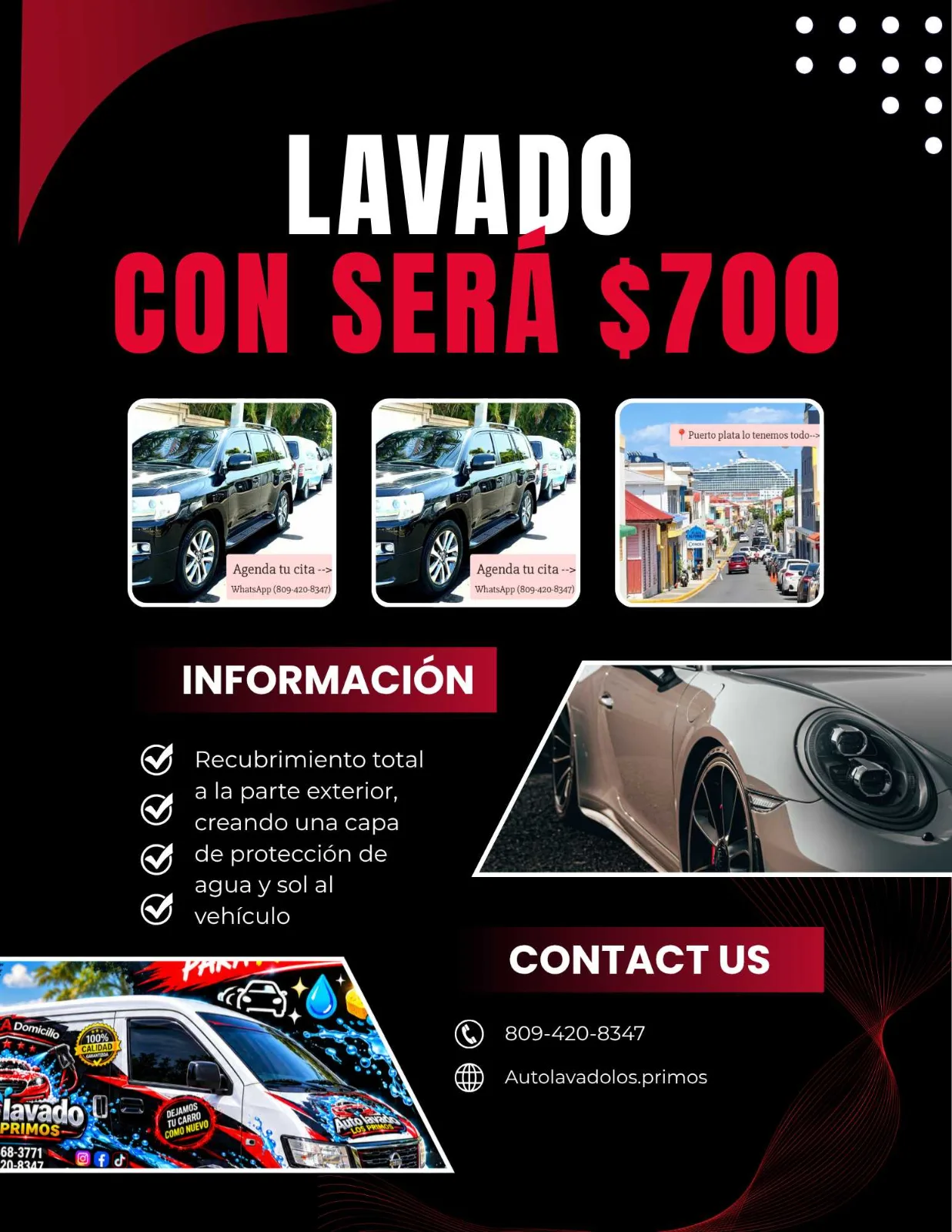 Lavado con shampoo en cerado