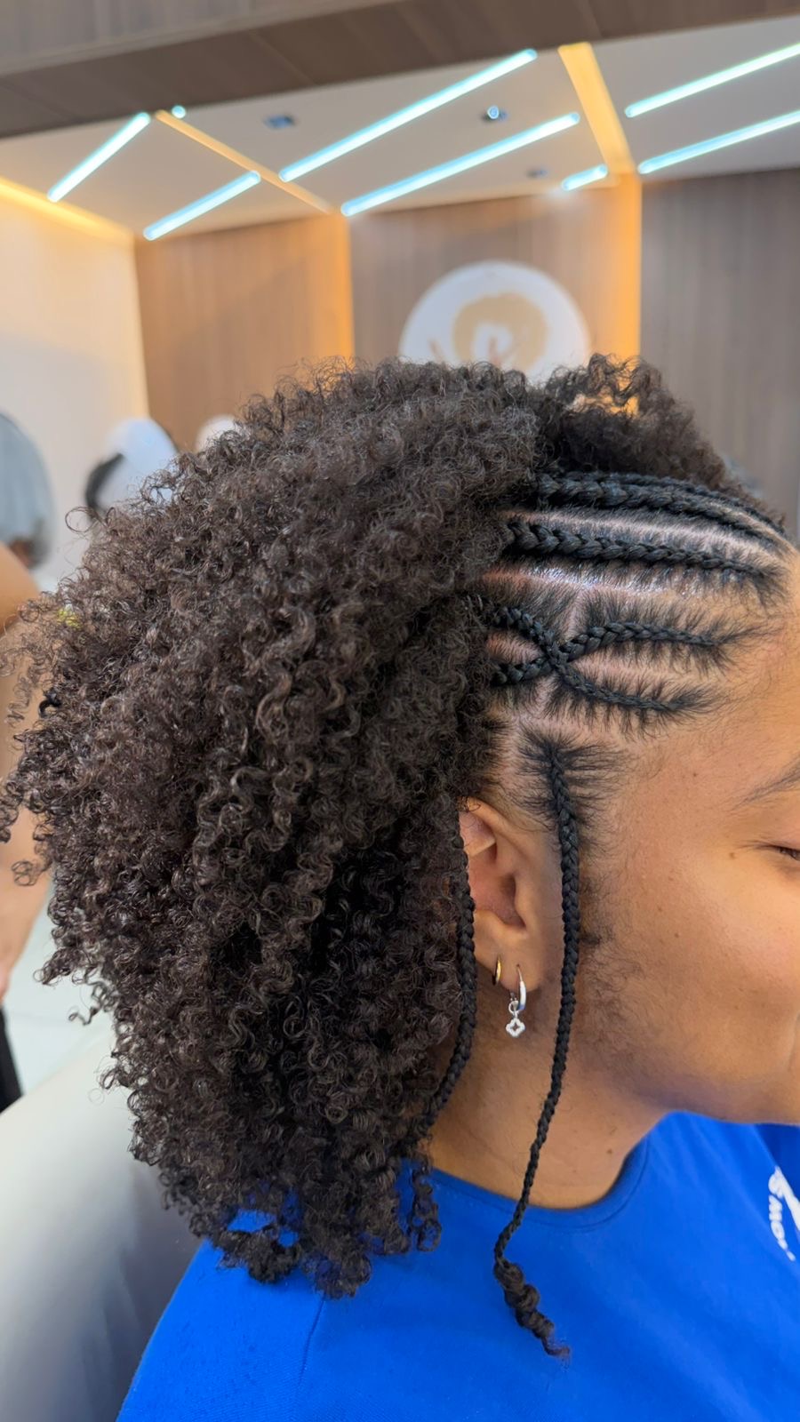 Peinado frontal + Rizos